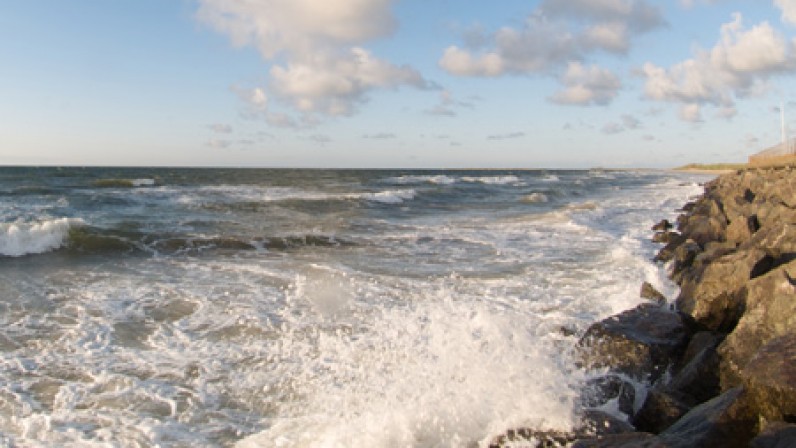 Crashing Waves on brancaster beach
