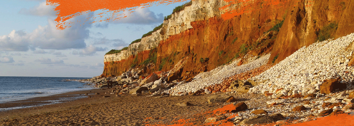 Hunstanton Beach North Norfolk Cliffs